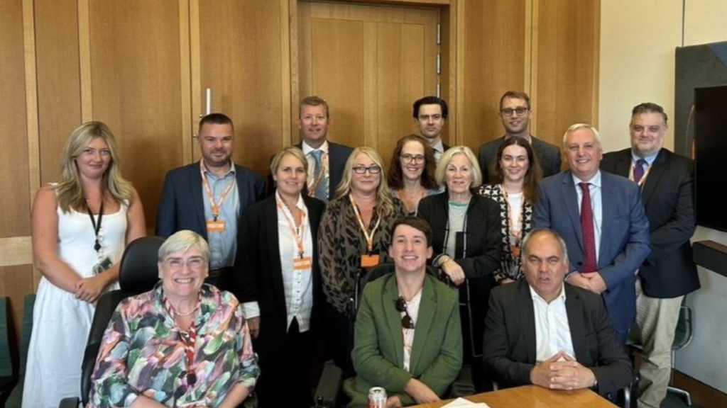 Image shows the Newlife APPG members